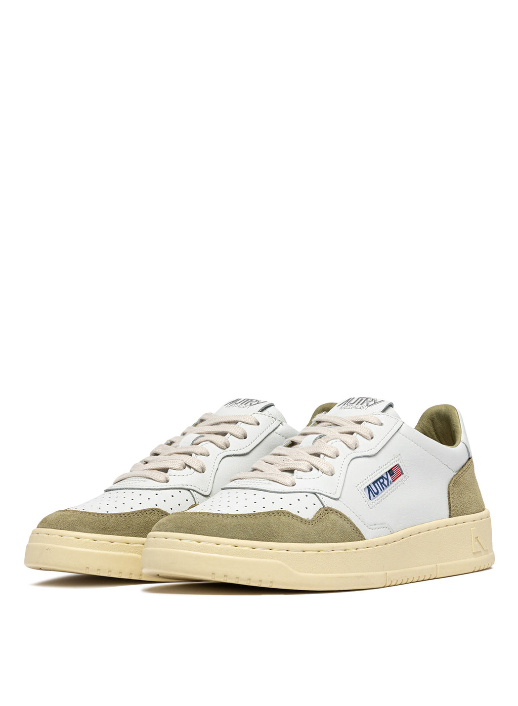 Autry Medalist Low - White/Gray Green - Uomo