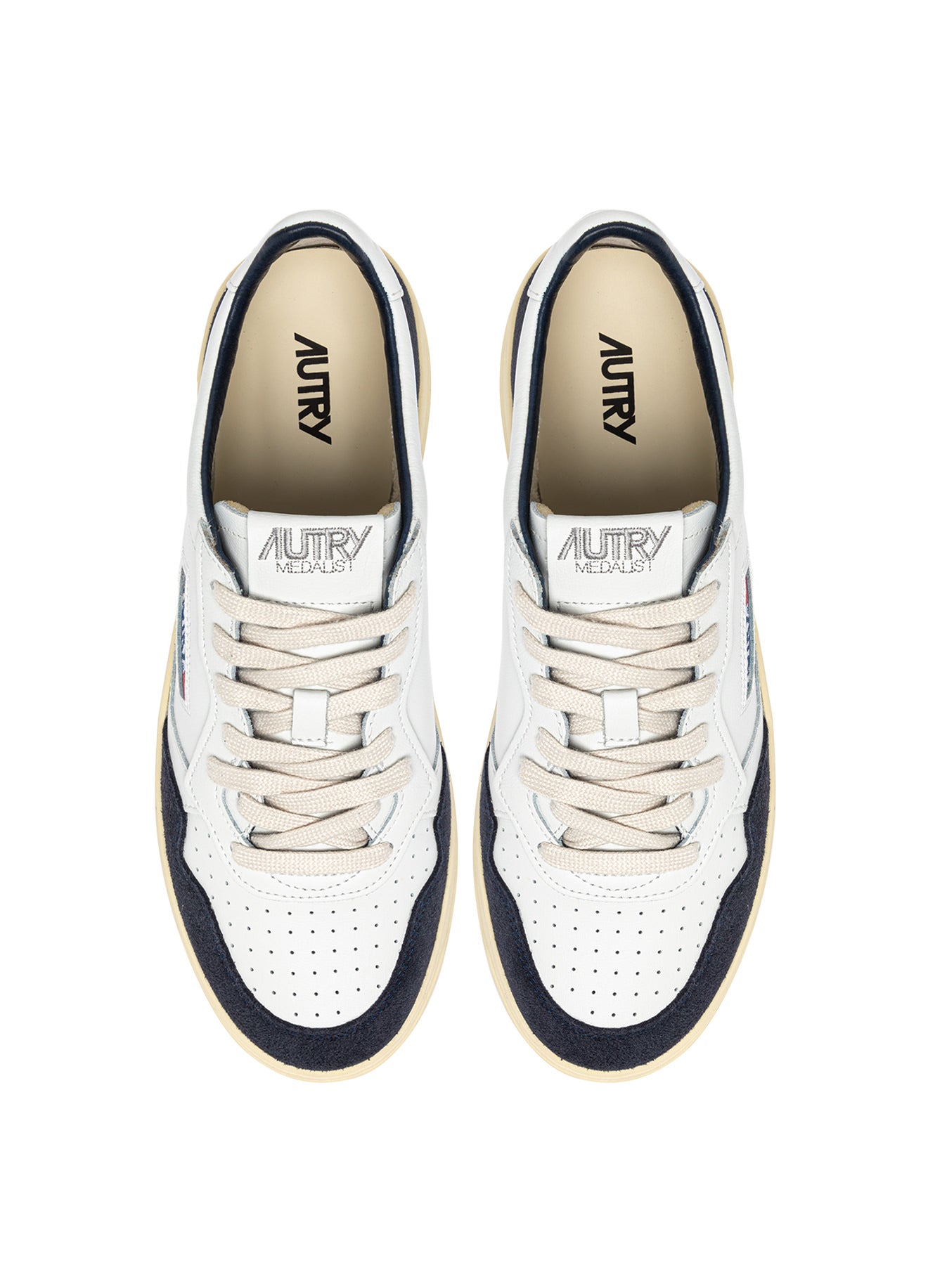 Autry Medalist Low - White/Oceano - Uomo