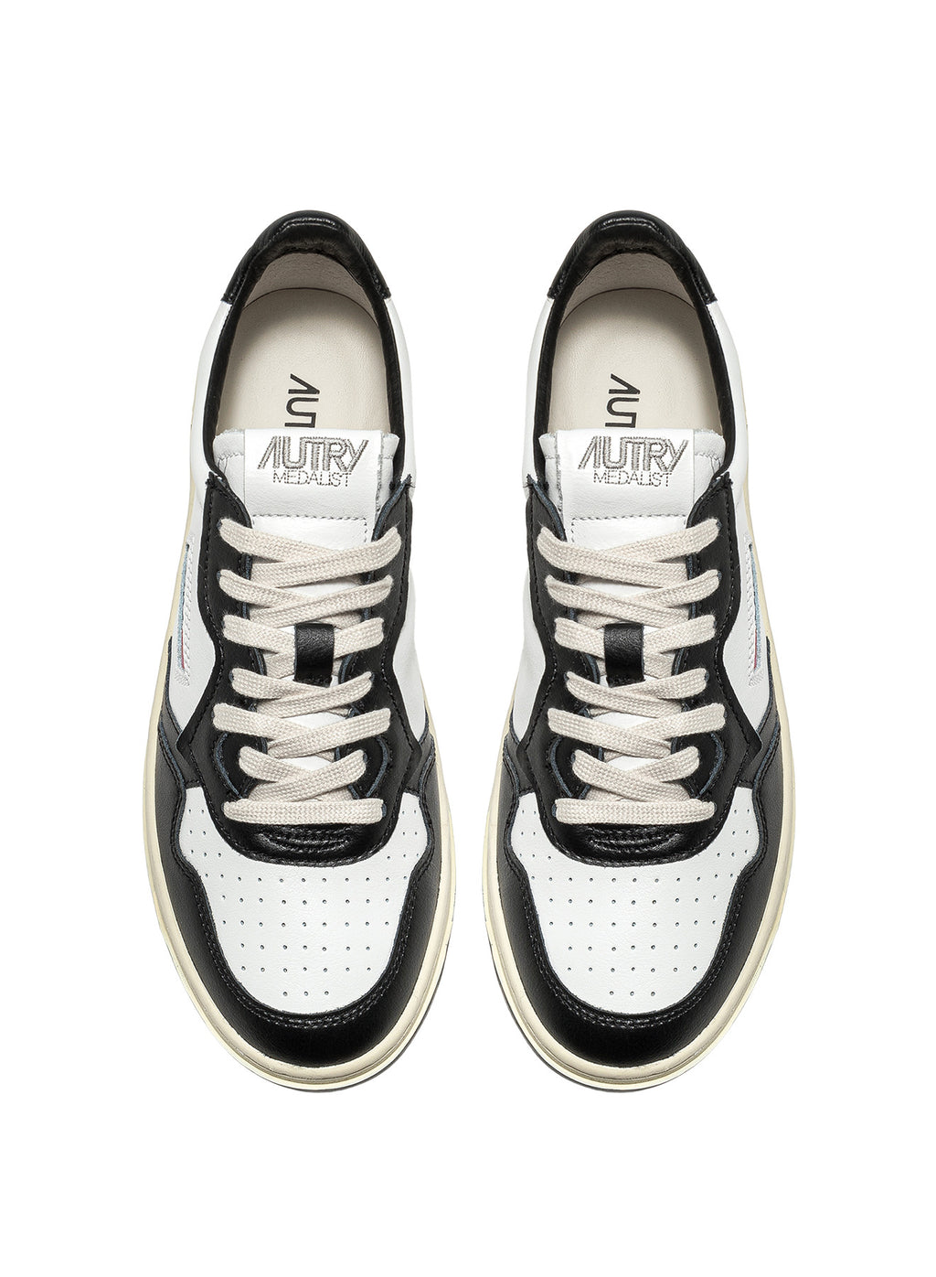 Autry Medalist Low - White/Black - Uomo
