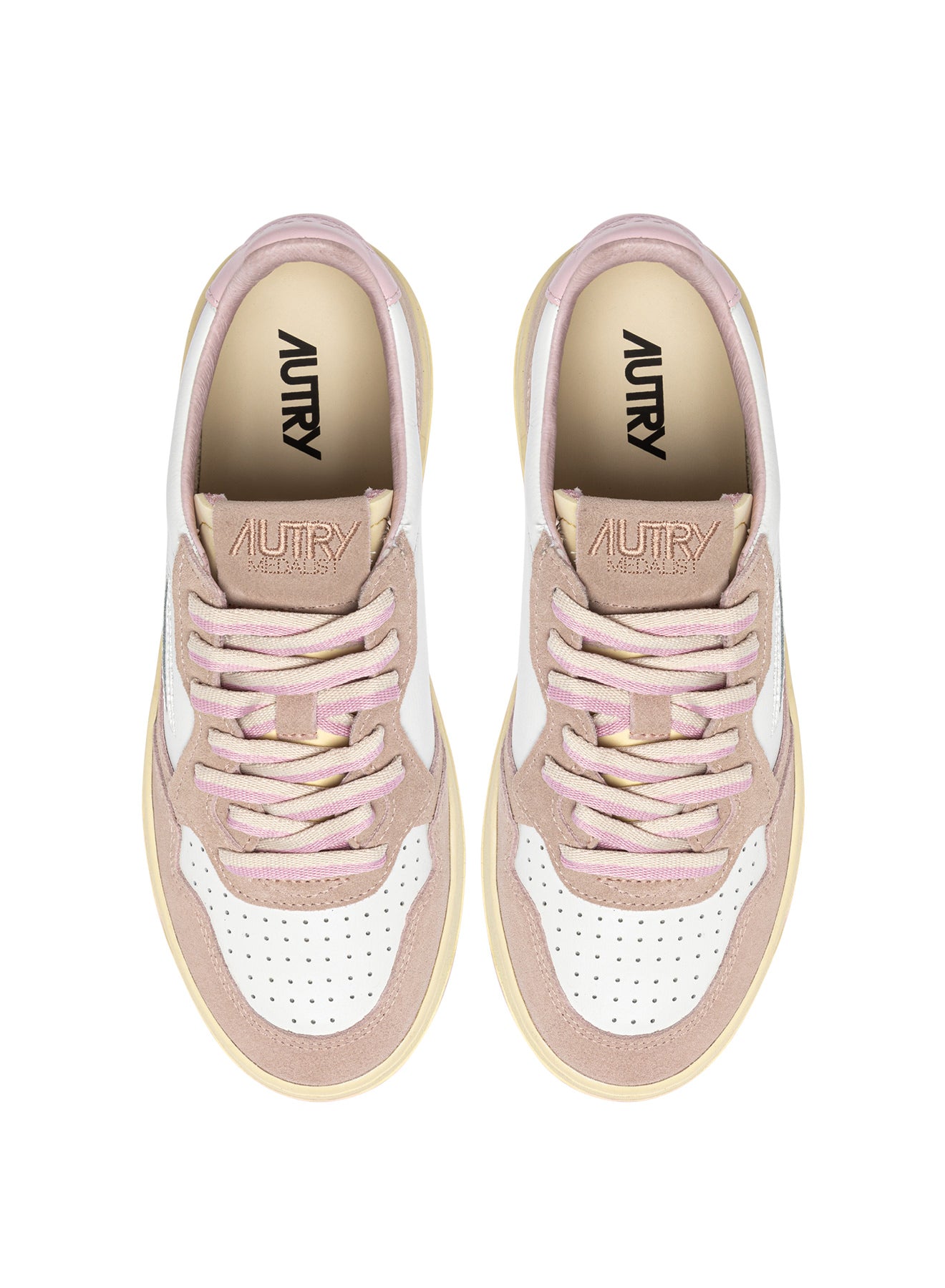 Autry Medalist Low - Pale Lilac/White/Phard - Donna