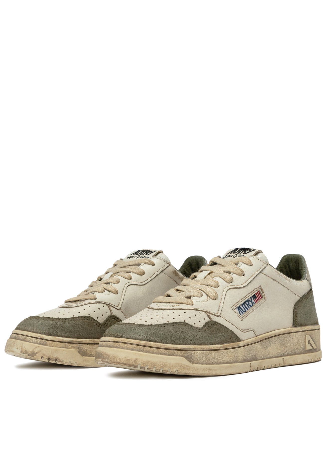 Autry Sup Vint Low - Lizard/Silver - Uomo