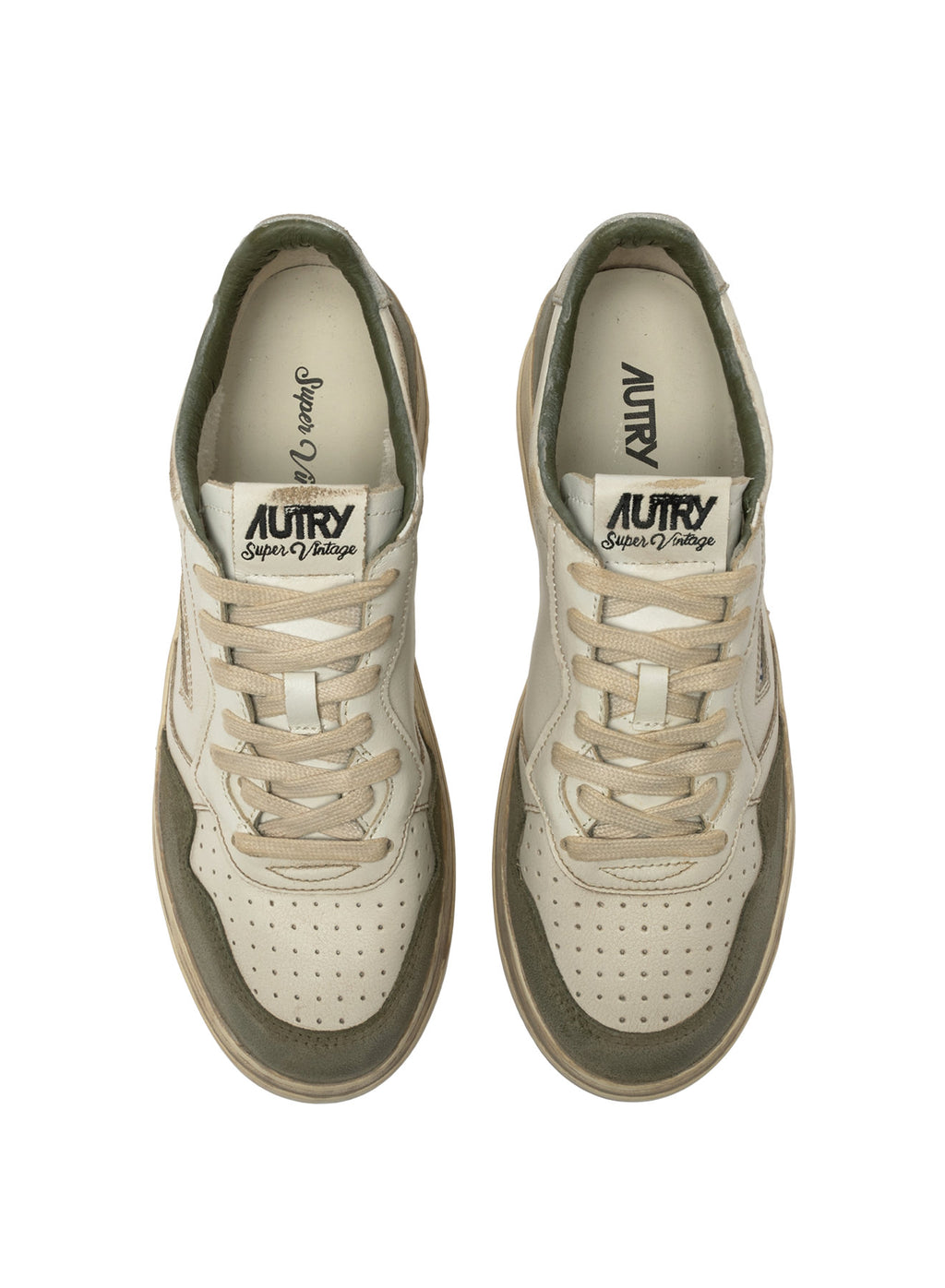 Autry Sup Vint Low - Lizard/Silver - Uomo
