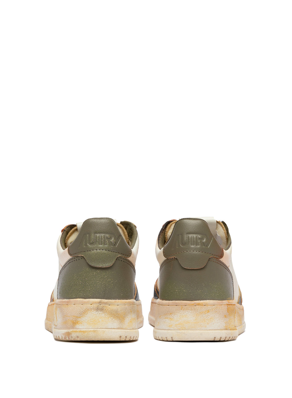 Autry Sup Vint Low - Covert Green/White/Black - Uomo