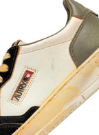 Autry Sup Vint Low - Covert Green/White/Black - Uomo