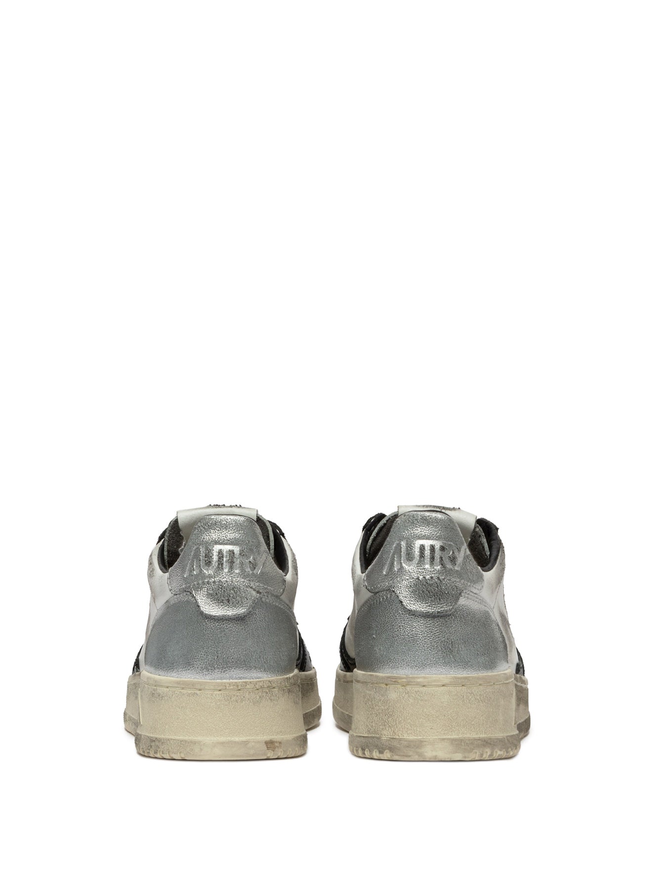 Autry Sup Vint Low - White/Black/Silver - Uomo