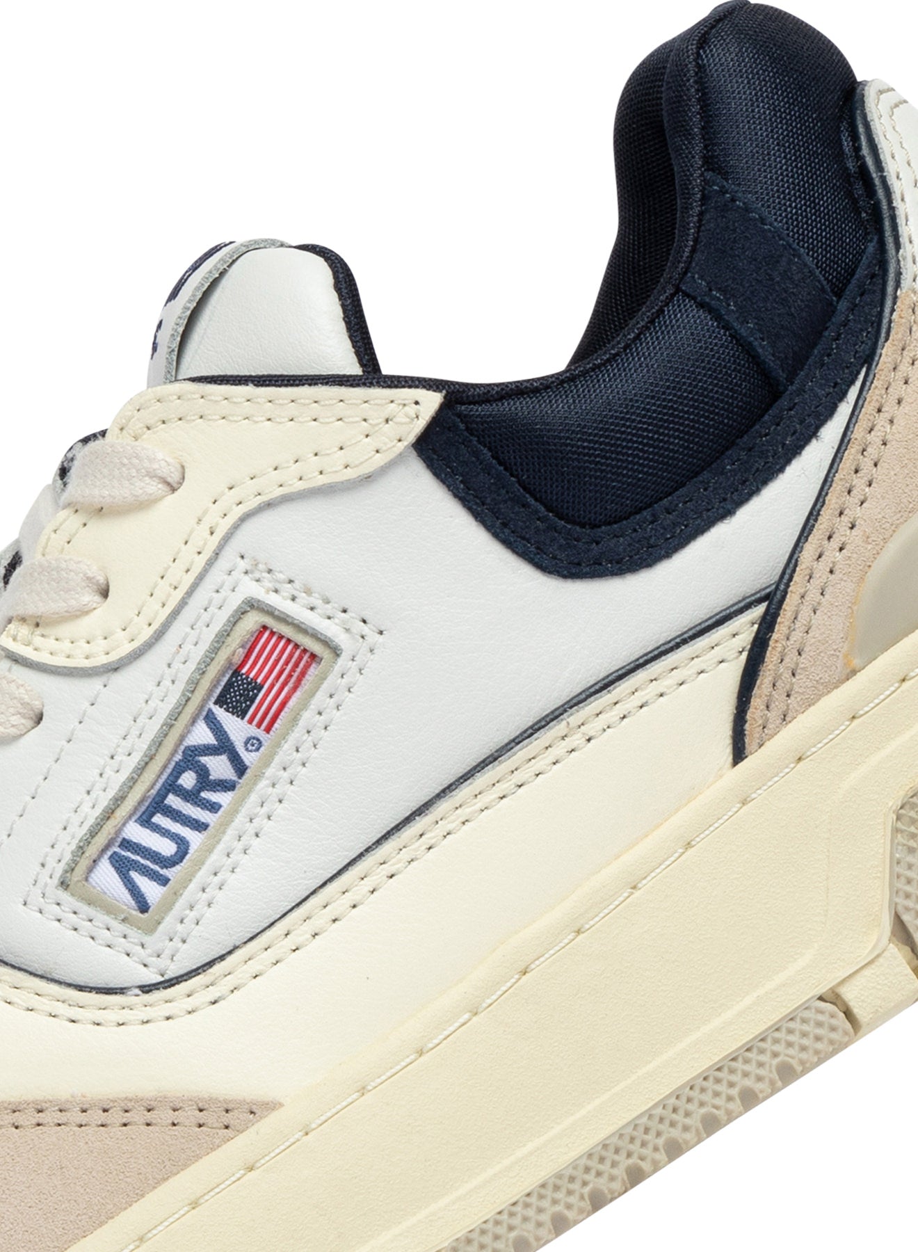 Autry CLC Low - White/Sand/Space Blue - Uomo